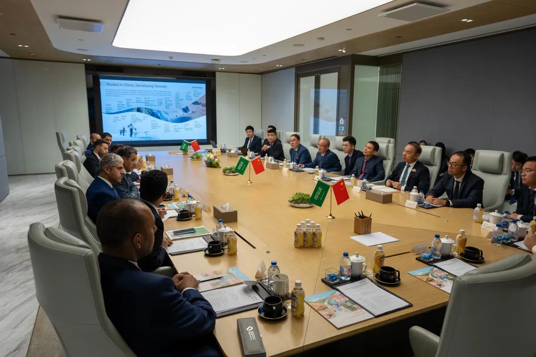 沙特工业和矿产资源大臣与南宫28NG相信品牌力量探讨矿业相助